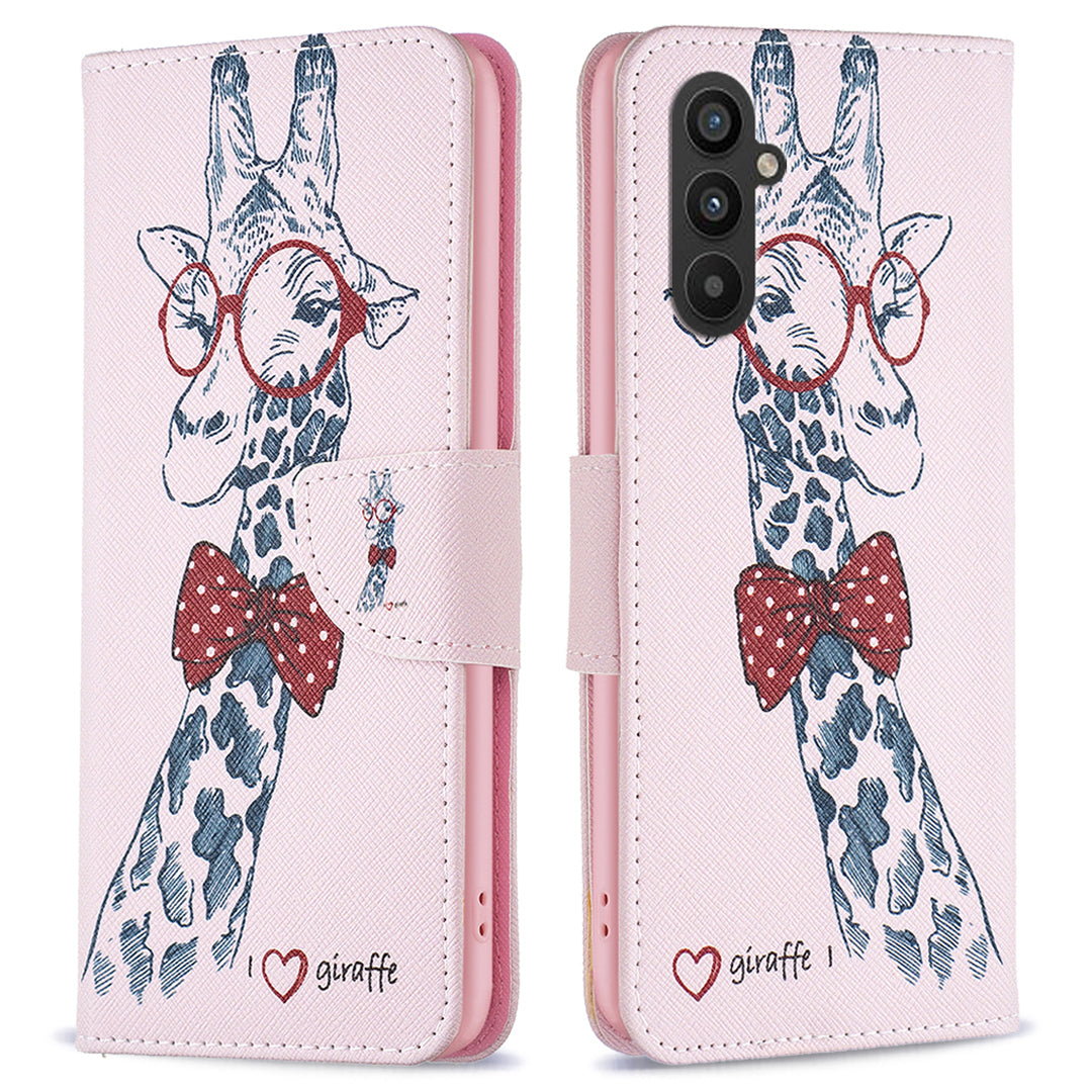 Til Samsung Galaxy A25 5G mønsterudskrivning Flip-etui PU-læderstativ Pungtelefoncover Til Samsung Galaxy A25 5G mønsterudskrivning Flip-etui PU-læderstativ Pungtelefoncover